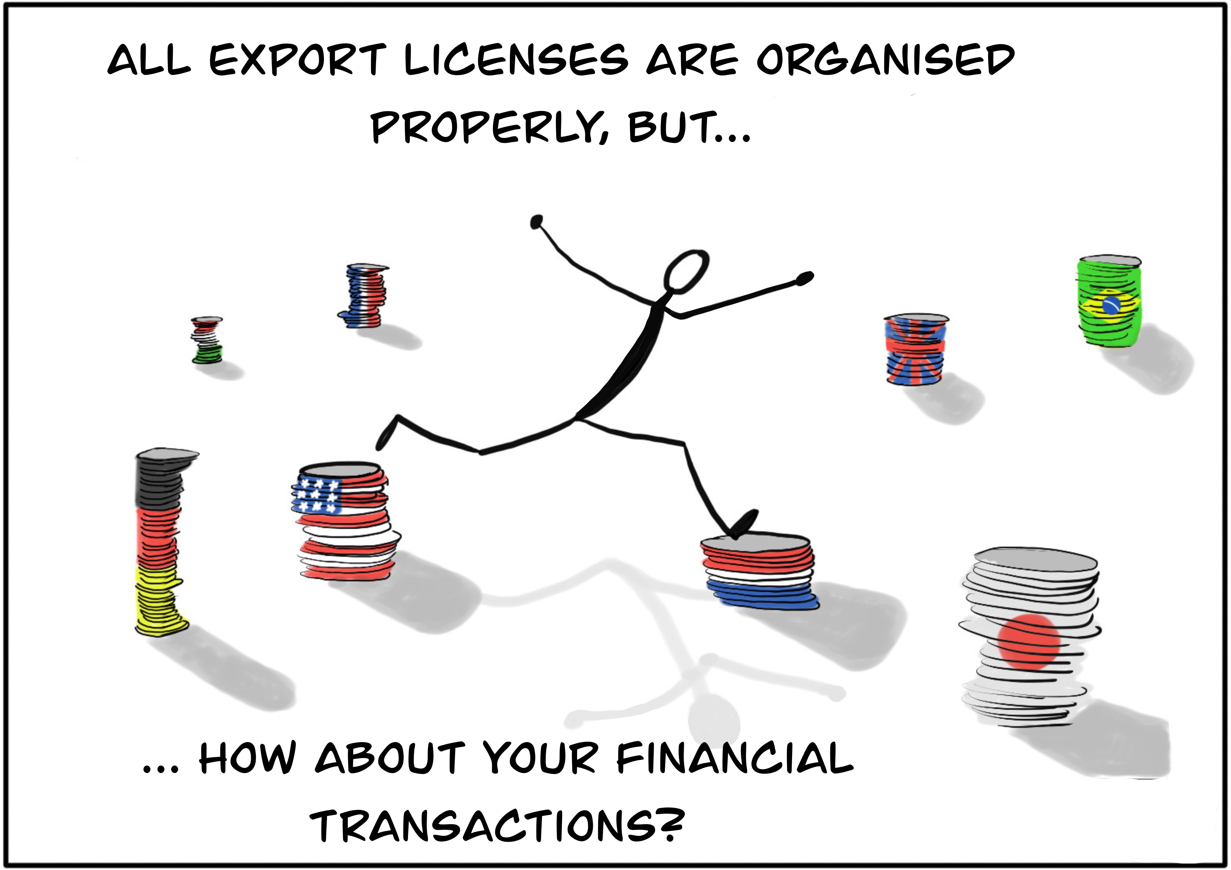 All export licenses are organized properly, but how about your financial transactions?